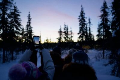 Levi: 5km Self-Driven Husky Ride, Hot drinks & doughnuts
