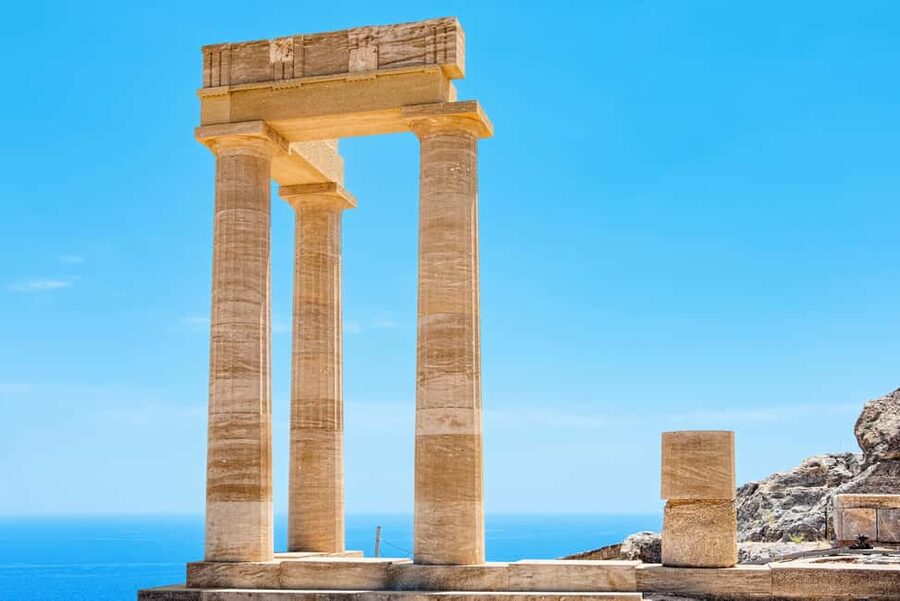 Lindos Acropolis Self-Guided Tour with 3D & Audio (No entry) - Following the ancient streets at your own pace