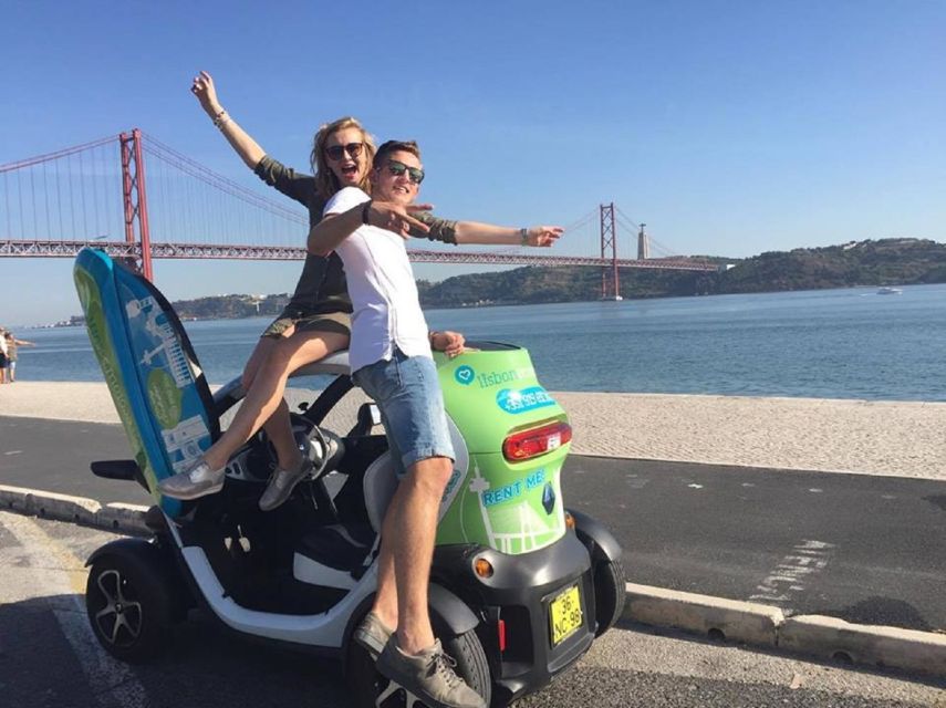 Lisbon 6H Ride in an Electric Car & GPS Audio Guide - Crossing to Belém