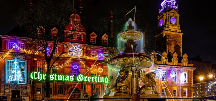 London: Christmas Lights Self Guided Walking Tour - Leicester Square’s market and holiday energy