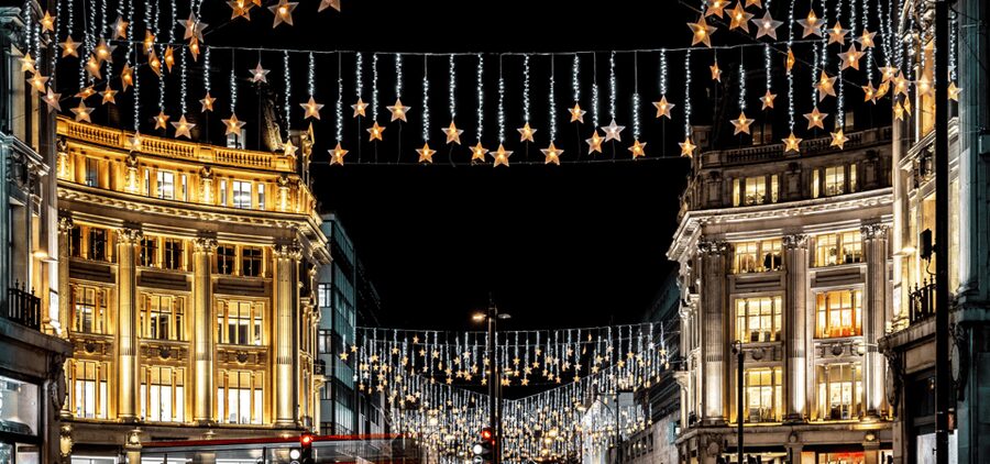 London: Christmas Lights Self Guided Walking Tour - Ending at Covent Garden Market