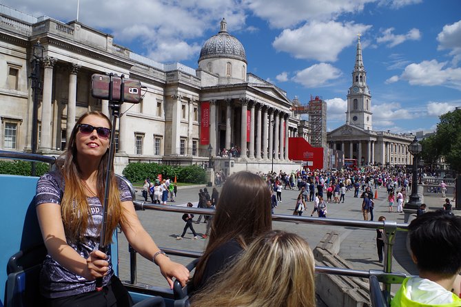 London Panoramic Open Top Bus Tour with Audio Guide - The London Eye and the Thames setting
