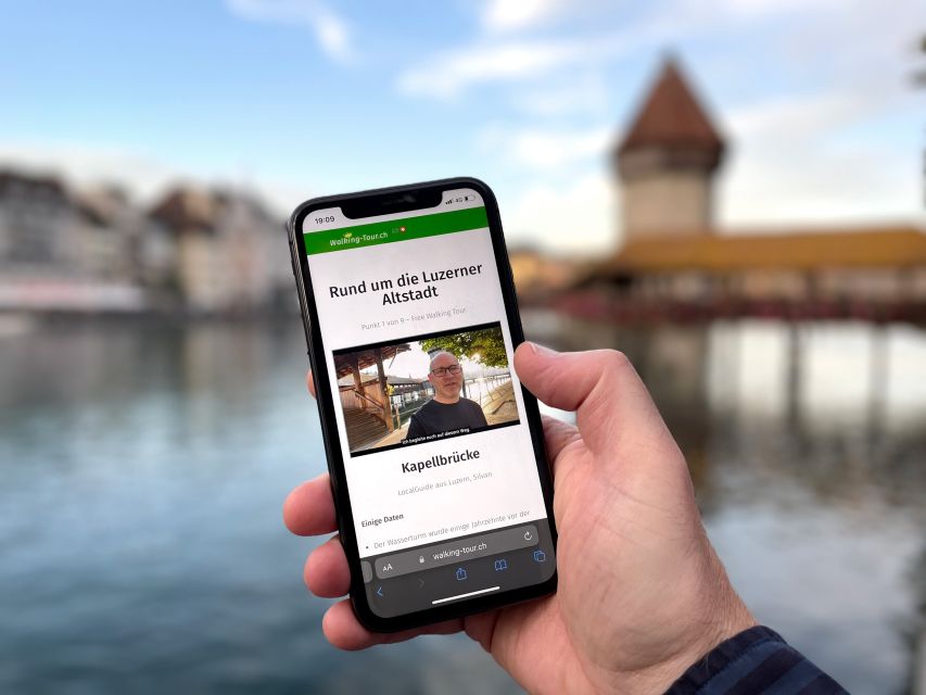 Lucerne: Smartphone walking tour - cool Lucerne old town - Accessibility and practical preparation