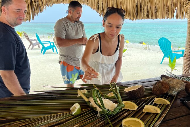 Maitai Tours Self-Drive Bora Bora Jet Ski Tour - Stop two: coconut opening and island skills