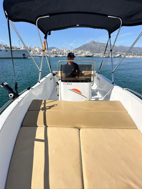 Marbella: Self-Drive Boat Rental - What the private boat feels like on the water