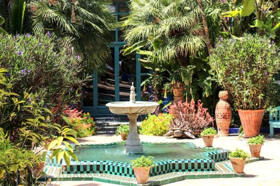Marrakech: Majorelle Garden with a Digital Audio Guide App - Following the one-hour garden route