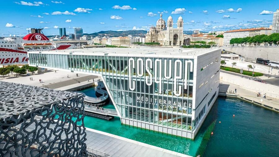 Marseille: Cosquer Cave Ticket & Panier District Audio Tour - Riding through prehistoric paintings