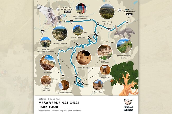 Mesa Verde National Park Self-Guided Audio Tour - Start at the entrance and Visitor and Research Center