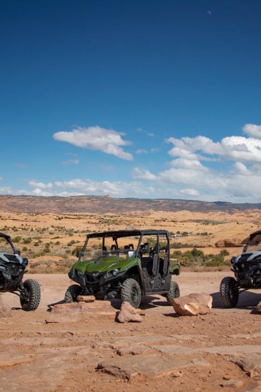 Moab: Hell's Revenge Self-Driven Guided UTV Tour - The Roller Coaster section and sudden drops