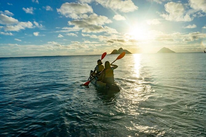Mokulua Islands Self-Guided Kayak Adventure - The paddle from Kailua Beach to Moku Nui