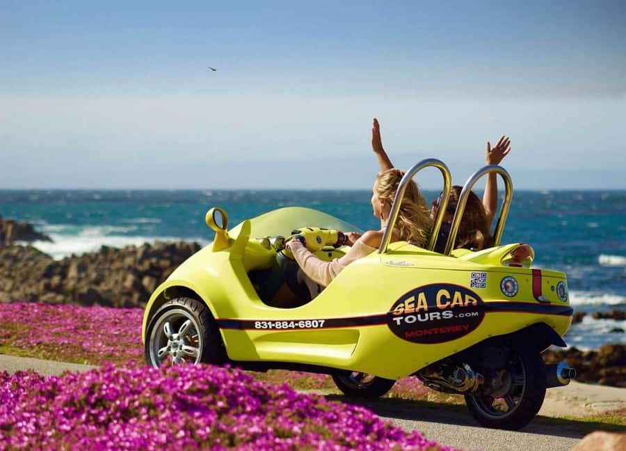 Monterey: 1-Hour GPS Guided Scooter Car Tour - Along San Carlos Beach toward Cannery Row