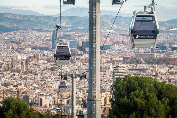 Montjuïc Cable Car Entry Voucher with Audio Tour on Your Phone - The audio tour on your phone