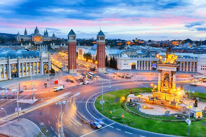 Montjuic Park Walking Tour with Audioguide on Your Smartphone - The Magic Fountain area adds spectacle