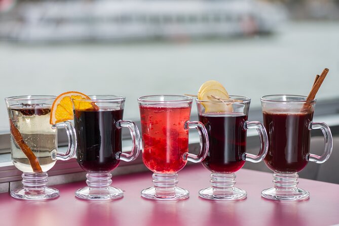 Mulled Wine Danube Cruise with Audio Guide in Budapest - Buda Castle and Fisherman’s Bastion above the river