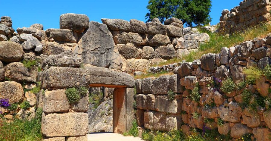 Mycenae Archaeological Site Ticket & optional SG audio tours - The Treasury of Atreus needs careful timing
