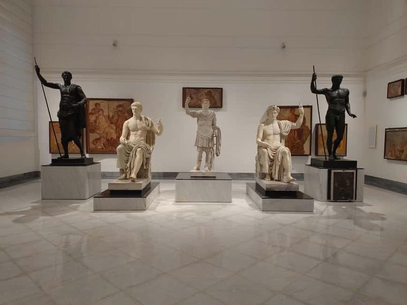 National Archaeological Museum synchronized audioguided tour without QR or app - Pompeii and Herculaneum after Vesuvius