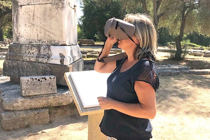 Olympia: The Famous VR Glasses Tour (+Audio Guide) - Timing, transport, and cruise-day warnings