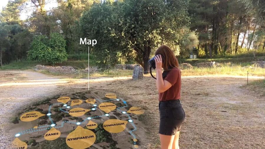 Olympia: The Famous VR Glasses Tour with Audio Guide - Key points at a glance