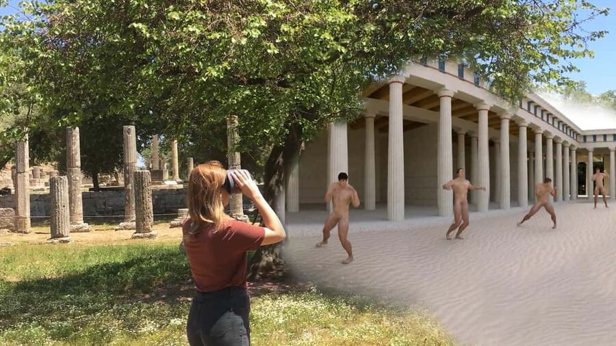 Olympia: The Famous VR Glasses Tour with Audio Guide - The gymnasium and Palestra: Olympia as a training center