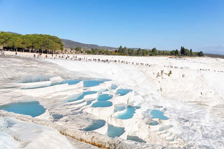 Pamukkale and Hierapolis Skip-the-Line Tickets + Audio Guide - Pamukkale’s terraces and the practical side of the walk
