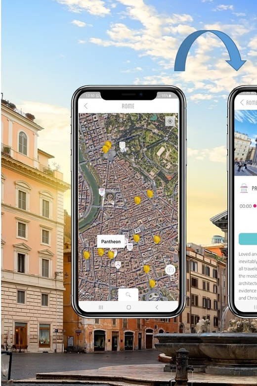 Pantheon Rome Skip-the-Line Ticket with Digital App - Choosing the Florence or Naples train option