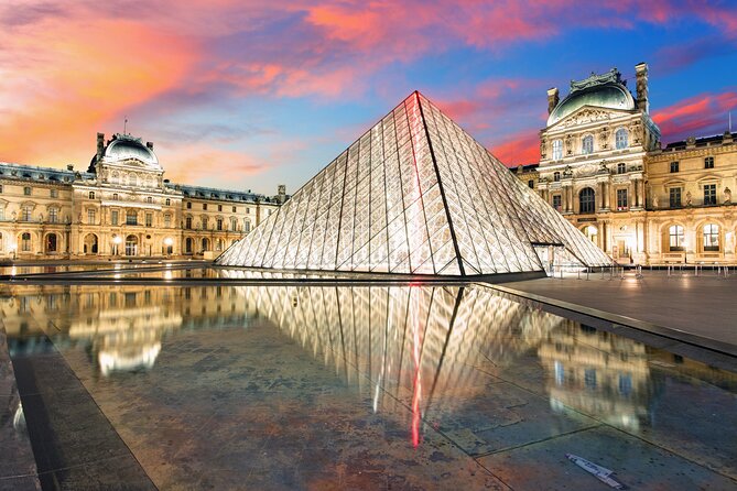 Paris Louvre Museum Entry Ticket for Self Guided Tour - Arriving at the glass pyramid