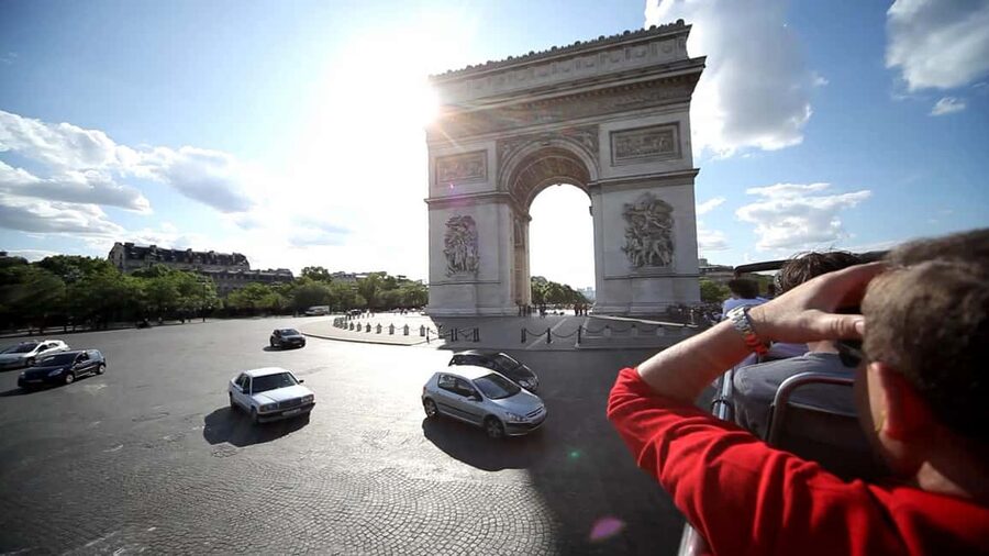 Paris: Openair Double Decker Bus Audio-Guided City Tour - From Opera Garnier to Place de la Concorde