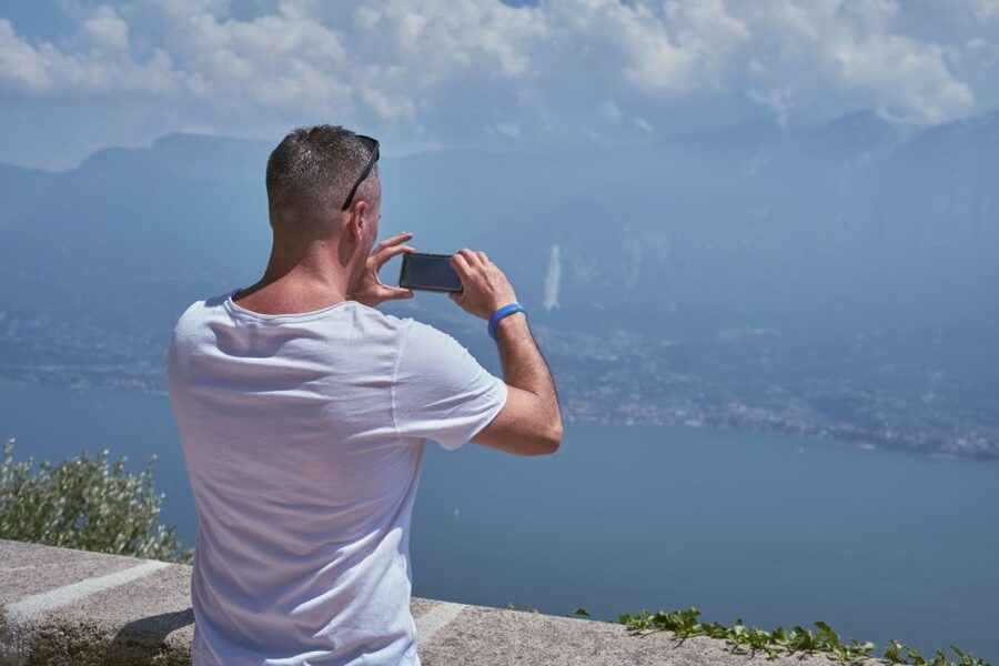 Peschiera del Garda: Lake Garda self-guided Vespa tour - A ferry crossing that saves road time