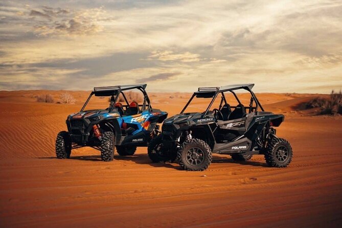Polaris RZR 1000 dune buggy self drive desert adventure - Gearing Up at the Desert Meeting Point