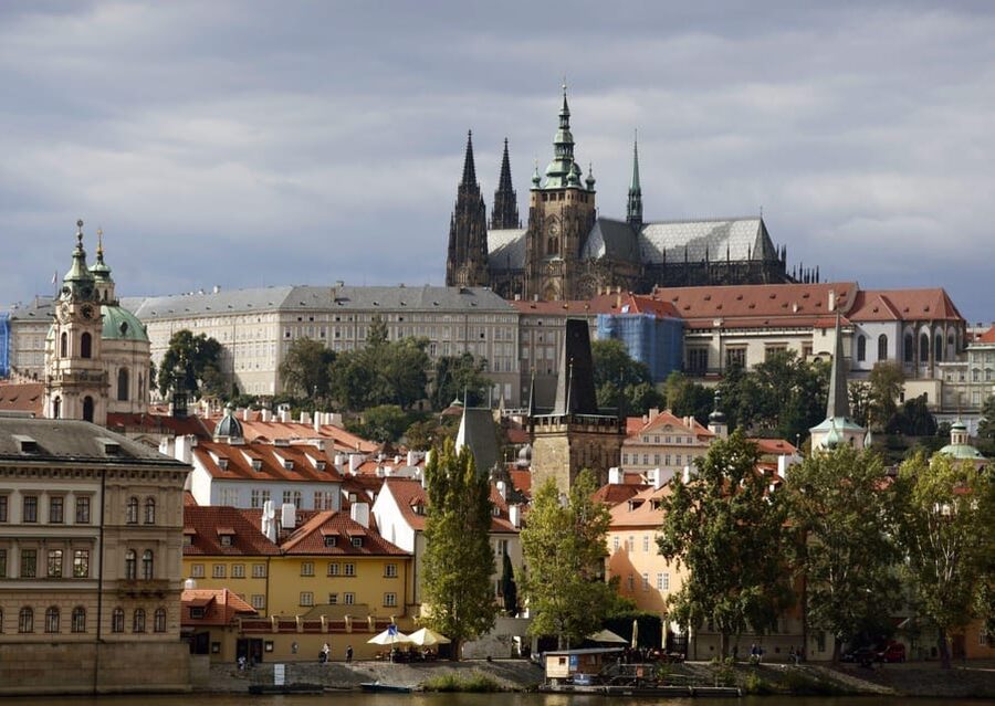 Prague: Castle Circuit Entry Tickets with Audio Guide - St. George’s Basilica, a Romanesque contrast