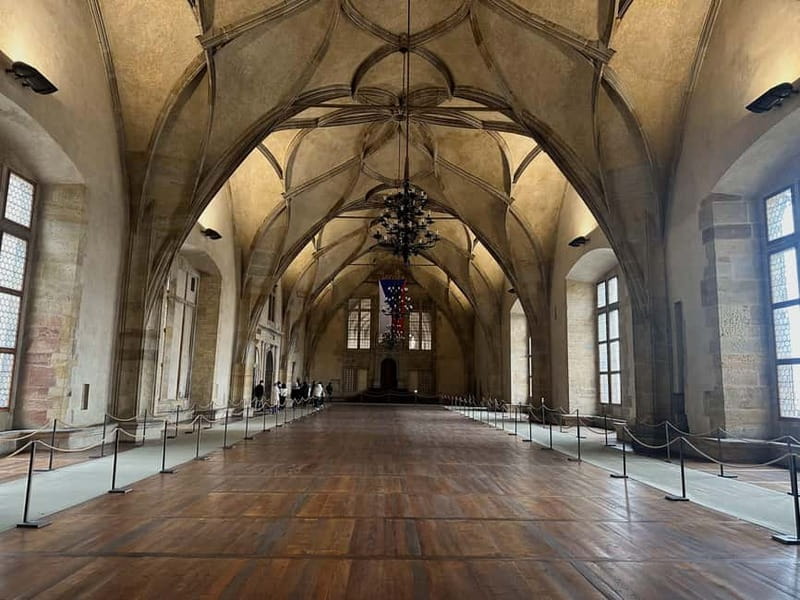 Prague Castle Ticket & Audioguide with Pick-up in GPG Office - St. George’s Basilica offers a quieter contrast
