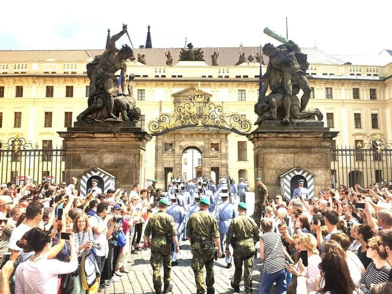 Prague Castle Ticket & Audioguide with Pick-up in GPG Office - St. Vitus Cathedral is the natural first stop