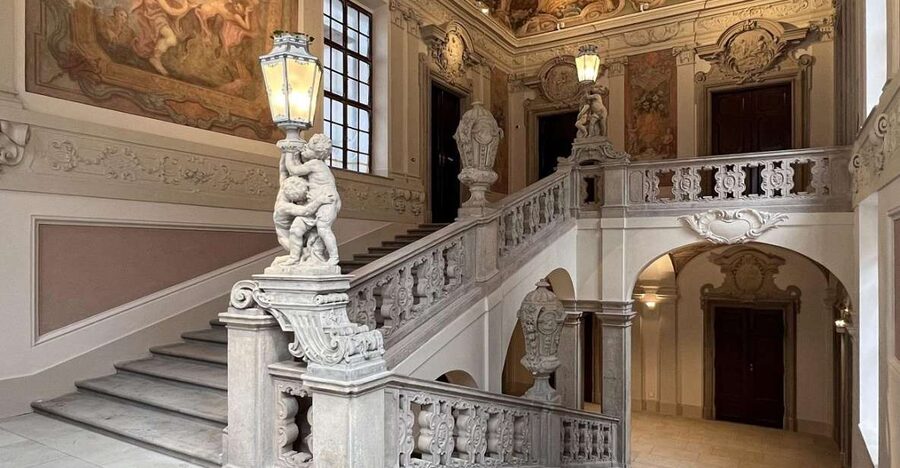 Prague: Clam-Gallas Palace Entry Ticket with Audio Guide - The ceremonial staircase reveals the palace’s main idea
