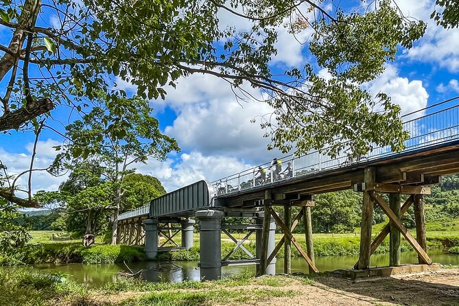 Premium E Bike Hire at the Northern Rivers Rail Trail - Stokers Siding and Dunbible: the middle of the ride