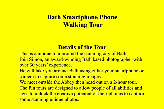 Private Smartphone photography Walking Tour Around Bath - The Circus: a lesson in circular architecture
