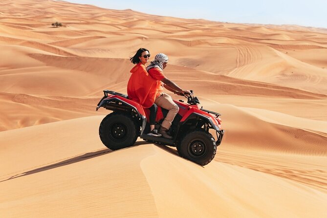 Quad Bike Self-drive & Camel Trekking Experience In Red Dunes Desert - Choosing morning or late afternoon