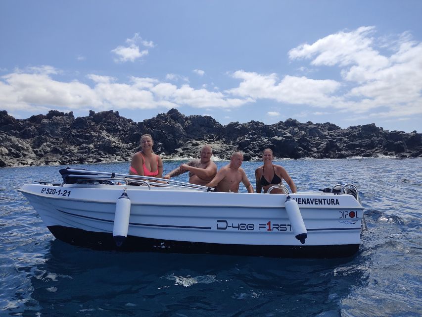 Rent a Boat with No License, Self Drive - Swimming in Bahía de las Maravillas and Punta Negra Bay