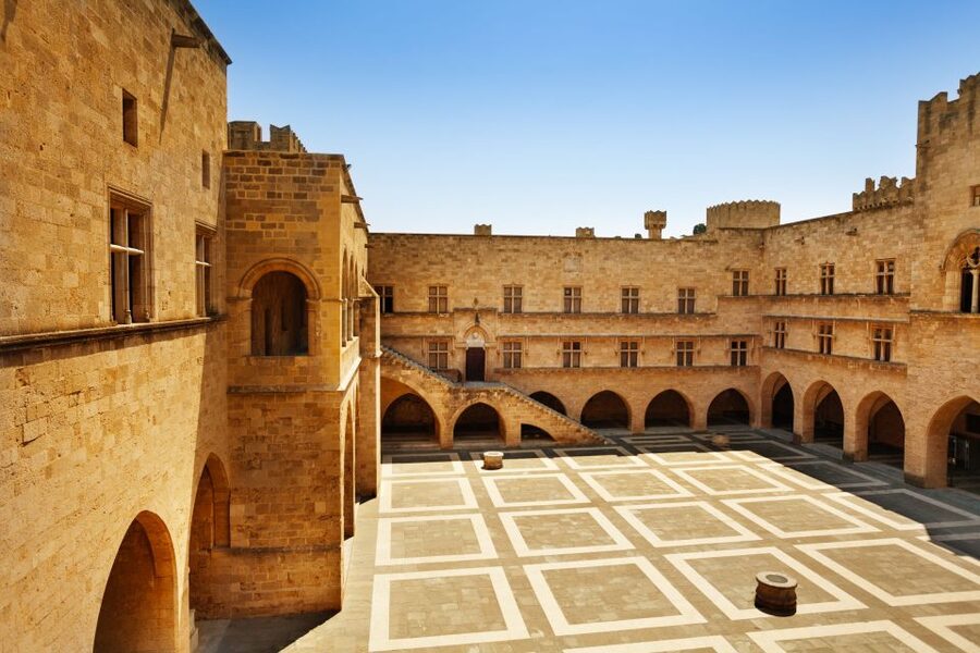 Rhodes: Palace of the Grand Master E-Ticket & Audio Tour - Entering the Palace through Rhodes Old Town