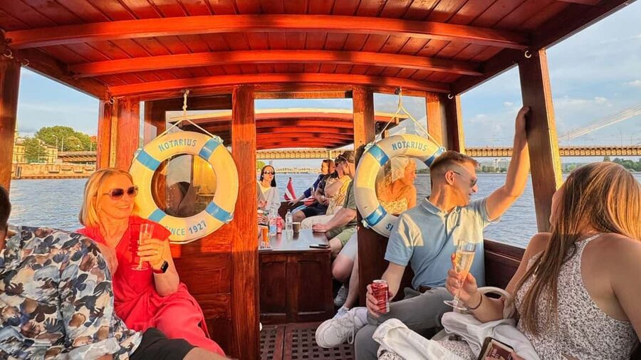 Riga: Canal Boat Tour with Welcome Drink & Audio Guide - Finding Andrejosta without a last-minute scramble