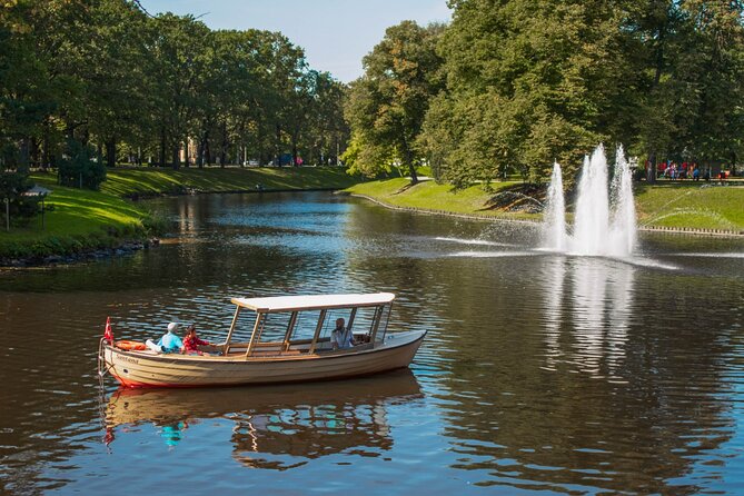 Riga Sightseeing Tour by Canal Boat with Audioguide - Starting at the park beside Riga’s canal
