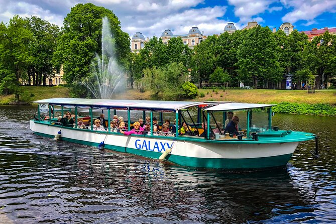 Riga Sightseeing Tour by Canal Boat with Audioguide - The National Theater and Latvian National Opera