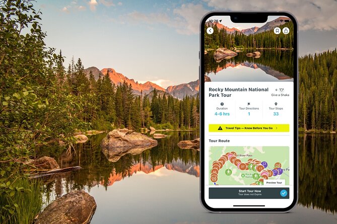 Rocky Mountain National Park Self-Guided Audio Tour - Key points to know before you drive