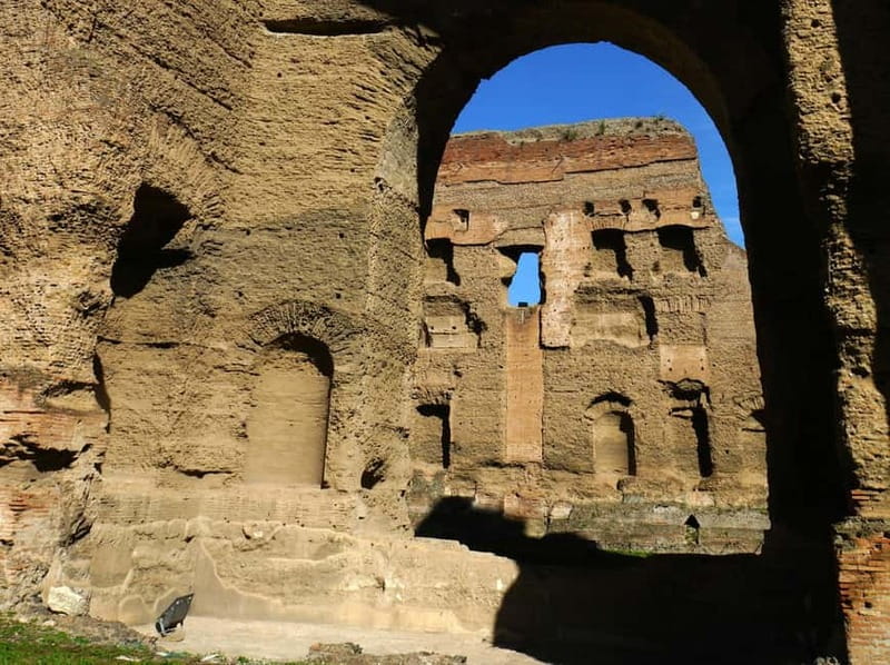 Rome: Ancient Baths of Caracalla Ticket & Audio Guide - Following the 17 audio points