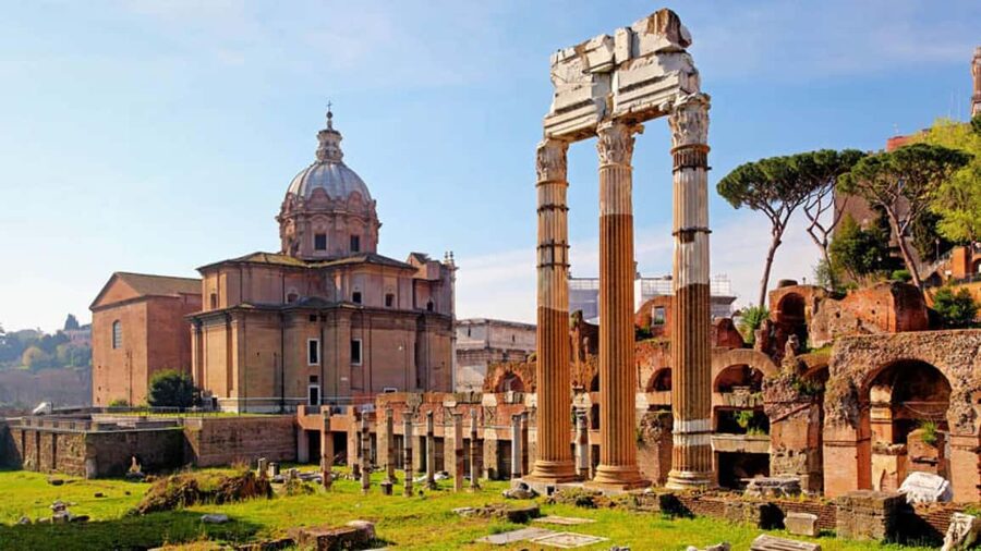 Rome: Audio guide of the Roman Forum and the Colosseum - A simple map makes a difference