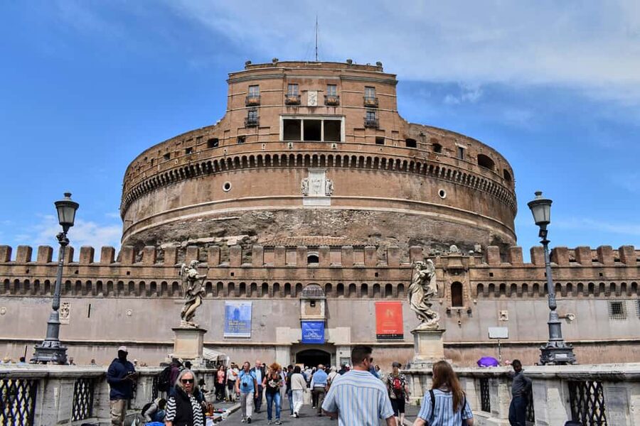 Rome: Castel Sant'Angelo Entry Ticket & Audio App - The terrace view of Rome