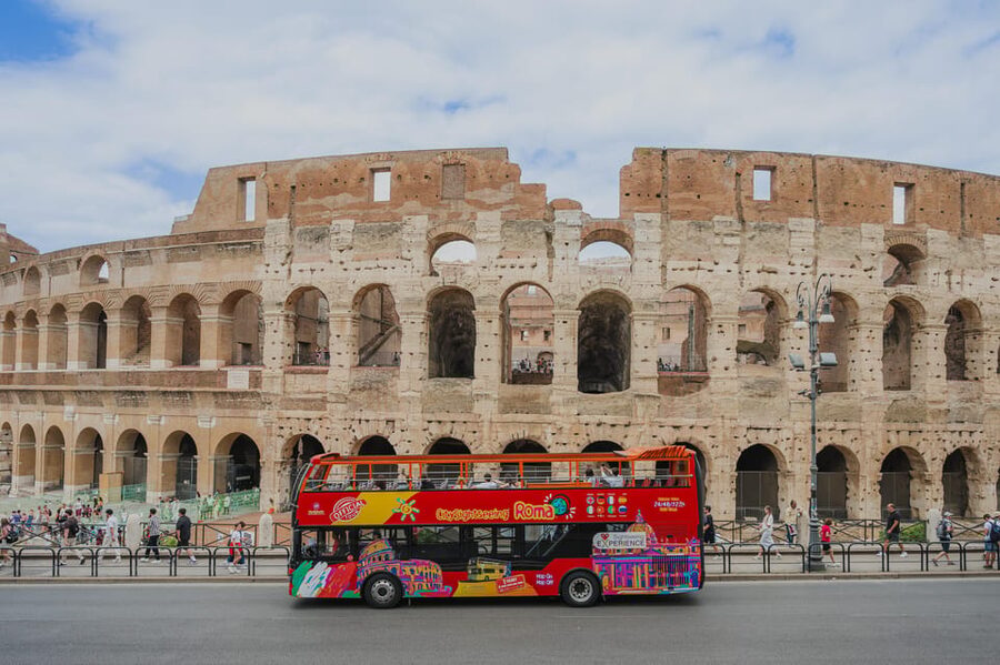 Rome: City Sightseeing Hop-on Hop-off Bus with Audioguide - The Colosseum and Circus Maximus