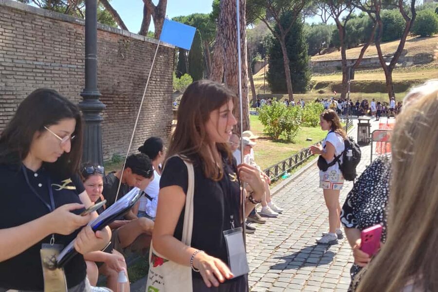 Rome: Colosseum Access and Self-Guided Virtual Reality Tour - Standing above the reconstructed arena floor