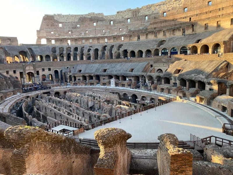 Rome: Colosseum, Forum Audio Tour with Hop-on Hop-off Bus - Seeing the Colosseum from the first and second rings