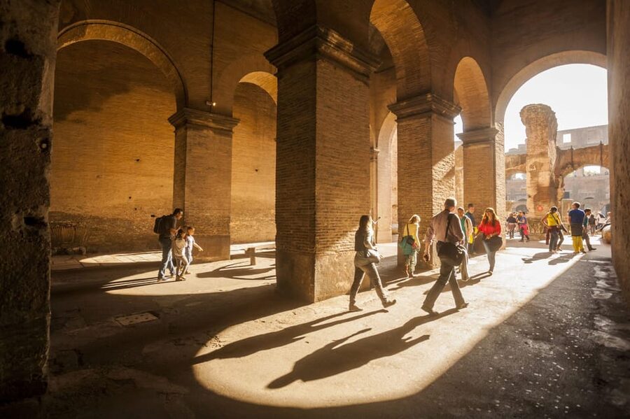 Rome: Colosseum, Forum, Palatine Hill Entry & Audioguide App - Climbing Palatine Hill for the wider view