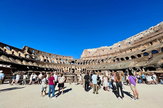 Rome: Colosseum, Forum & Palatine with Arena Access + Audio Guide - Key points to know before booking